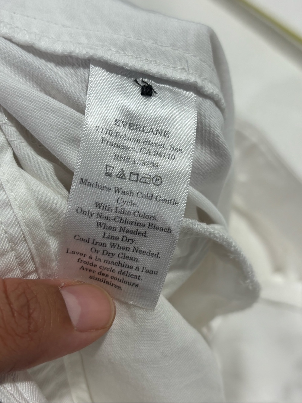 Everlane White Cropped Pleated Trousers - Picture 9 of 11